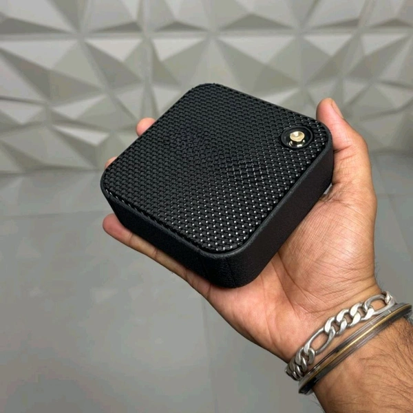 Mini Portable Wireless Speaker with Heavy Bass, Dolby Atmos, & Lossless Audio – Ideal for Home, Travel, Parties - 1 Month Cybzone Warranty, Black