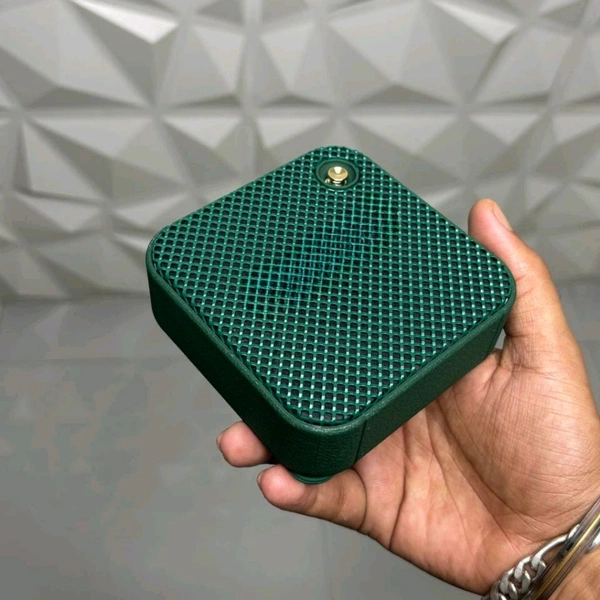 Mini Portable Wireless Speaker with Heavy Bass, Dolby Atmos, & Lossless Audio – Ideal for Home, Travel, Parties - 1 Month Cybzone Warranty, Green