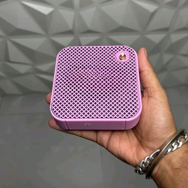 Mini Portable Wireless Speaker with Heavy Bass, Dolby Atmos, & Lossless Audio – Ideal for Home, Travel, Parties - 1 Month Cybzone Warranty, Pink