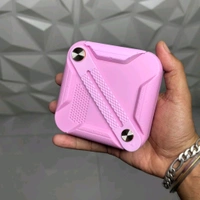 Mini Portable Wireless Speaker with Heavy Bass, Dolby Atmos, & Lossless Audio – Ideal for Home, Travel, Parties - 1 Month Cybzone Warranty, Pink