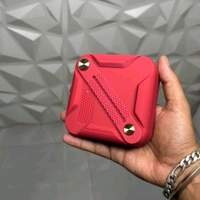 Mini Portable Wireless Speaker with Heavy Bass, Dolby Atmos, & Lossless Audio – Ideal for Home, Travel, Parties - 1 Month Cybzone Warranty, Red