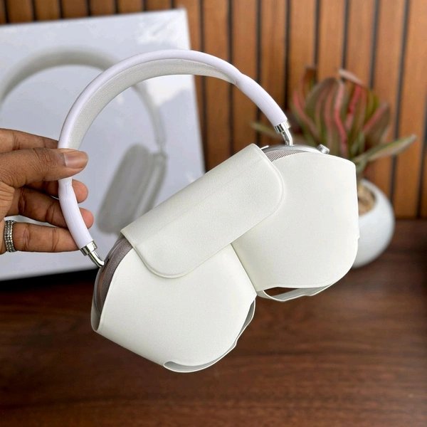 Headphones MAX – Premium Quality Wireless Headphones with Heavy Sound Quality, Magnetic Cushions, Case & Net Cloth Headband - 1 Month Cybzone Warranty, Gray