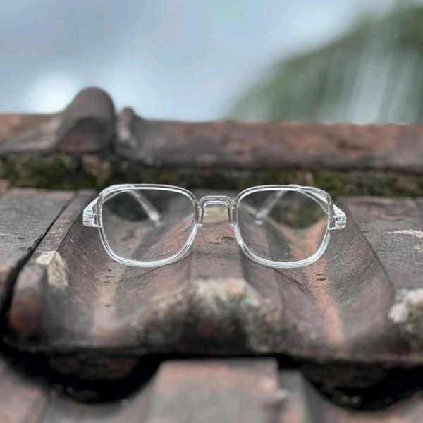 Affordable Transparent Clear Frame Glasses – Lightweight & Stylish Everyday Eyewear - SRB1