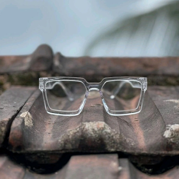 Affordable Transparent Clear Frame Glasses – Lightweight & Stylish Everyday Eyewear - SRB3