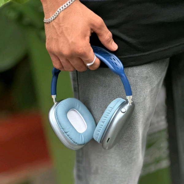Headphones Max – Master Quality with Popup Window, Best Audio Quality With Travel Case - 1 Month Cybzone Warranty, SRH2