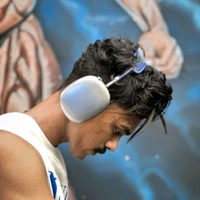 Headphones Max – Master Quality with Popup Window, Best Audio Quality With Travel Case - 1 Month Cybzone Warranty, SRH2
