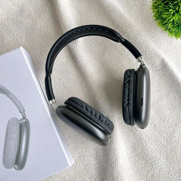 Headphones Max – Master Quality with Popup Window, Best Audio Quality With Travel Case - 1 Month Cybzone Warranty, SRH4