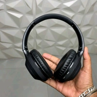 Introducing New Wireless Headphone With Microphone, Retractable & Foldable Wireless Headset, Long Battery Life, Enjoy Music And Hands-Free Calls - Black, 1 Month Cybzone Warranty