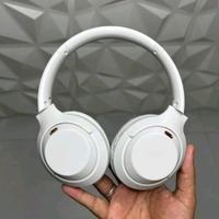 Introducing New Wireless Headphone With Microphone, Retractable & Foldable Wireless Headset, Long Battery Life, Enjoy Music And Hands-Free Calls - White, 1 Month Cybzone Warranty
