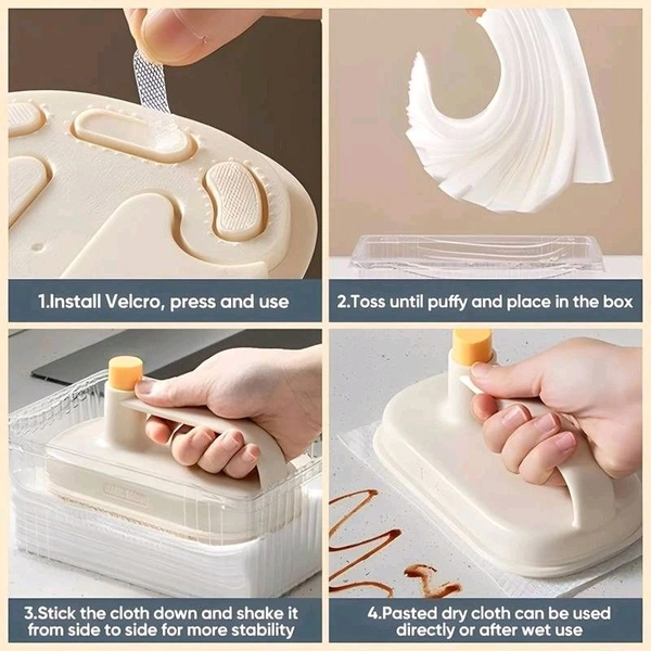 Disposable Magic Brush Wipes 50 pcs tissue