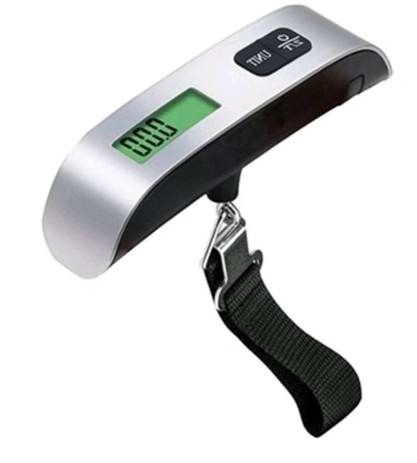 Electronic Balance Portable Hook Weighing Machine Digital Hanging Luggage Fishing Hook Scale with Stainless Steel Travel Scale Suitcase Scale with Strong Straps and Backlit