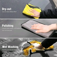 Microfiber Cleaning Towel 300 GSM Multicolor Thick Lint & Streak-Free Multipurpose Cloths, Double Sided, High Density