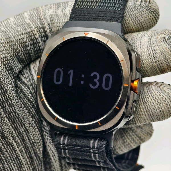 Wearfit HK28 Ultra Smartwatch - 1.43" AMOLED Display, AI-Powered, Health Monitoring, ChatGPT, Bluetooth Call, Wireless Charging (Dual Strap) - 1 Month Cybzone Warranty, Prepaid Orders Only Accepted, Black Strap