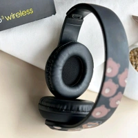 Wireless Wireless Headphones with Built-in Mic for Gaming, Music & Sports - Long Battery Life, Comfortable Fit, Call Function, Fashion Design - 1 Month Cybzone Warranty, Black