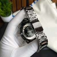 Most Demanded Rodo Gyro Rotatable Quartz Movement Watch With High Quality Strap Best finishing Body & Case - White