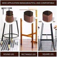 Silicone Chair Leg Floor Protectors | Chair Leg Caps for Furniture Protector to Prevent Scratches and Reduce Noise | Silicon Anti-Slip Furniture Leg Covers for Chair, Table & Stool (Pack Of 10) - Pack Of 10