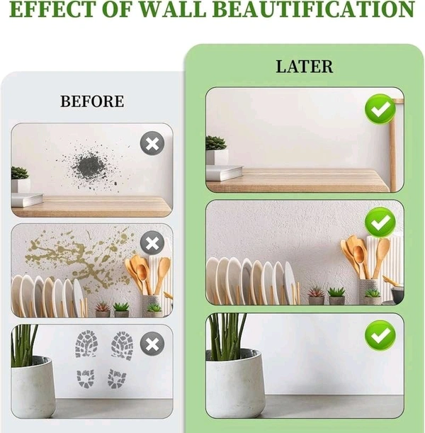 Paint Wall Repair Roller Brush with Wall Repair Paste Cream Household Supply Cleaning Tool Water Based Latex DIY Renovation with Roller Paint for Cracks, Wall Repair Solution Paint Roller