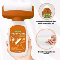 Paint Wall Repair Roller Brush with Wall Repair Paste Cream Household Supply Cleaning Tool Water Based Latex DIY Renovation with Roller Paint for Cracks, Wall Repair Solution Paint Roller