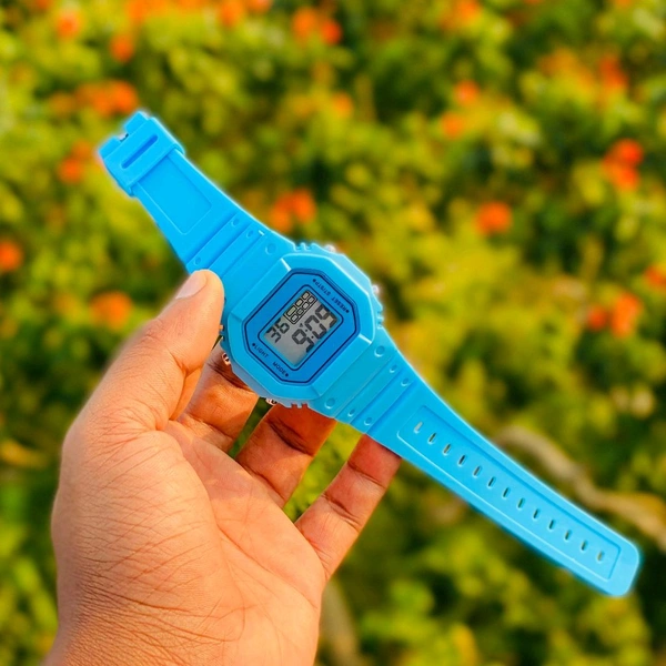 Men'S And Women'S Digital Watches, Fashionable Square Large Digital LED Electronic Watches, Casual Outdoor Sports/ Alarm Clock/ Countdown/ Stopwatch/12 /24 - SRB3