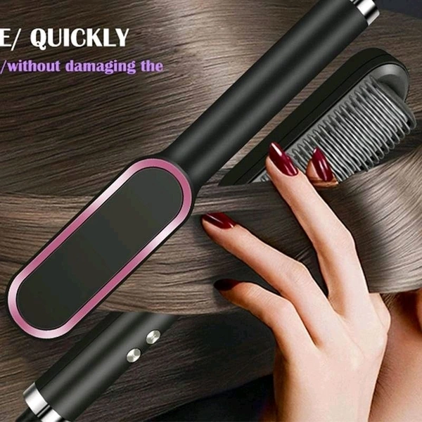 Hair Straightener Comb Brush For Men & Women & Girls, Hair Straightening and Smoothing Comb, Electric Straightener with 5 Temperature Control, Electric Hair Brush, Straightener, Straight Comb