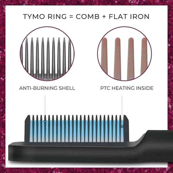 Hair Straightener Comb Brush For Men & Women & Girls, Hair Straightening and Smoothing Comb, Electric Straightener with 5 Temperature Control, Electric Hair Brush, Straightener, Straight Comb