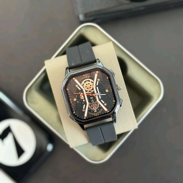 Time Analog Quartz Movement Collection Collection With High Quality Strap Best finishing Body & Case - SRT6
