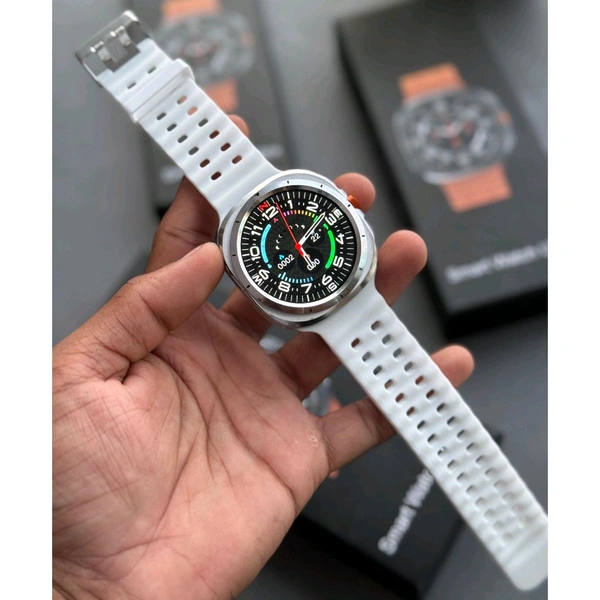 New Wireless Smart Watch 7 Ultra, Magnetic Charging, Weather Forecast, Remote Photography And Other Functions Of The Full Touch Smart Watch, Suitable For Iphone And Android Phones - White