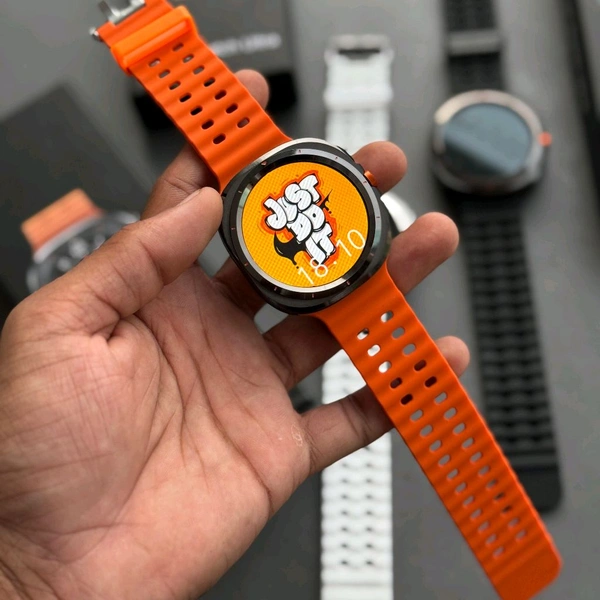 New Wireless Smart Watch 7 Ultra, Magnetic Charging, Weather Forecast, Remote Photography And Other Functions Of The Full Touch Smart Watch, Suitable For Iphone And Android Phones - Orange