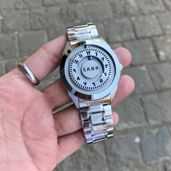 New Sabr Magnetic Magnetic Ball Unique Watch For Men | New Fashionable Business Mens Watch Creative Unique Rotating Magnetic Beads Black Classic Watch Exquisite Watch - SBR4
