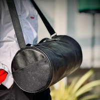 New Travel Duffle Bag Sports Gym Shoulder Handbag for Men Outdoor Weekend Bag for Women with Shoe Compartment Luggage Bag - Black