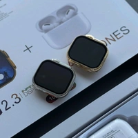 I20 ultra max suit smart watch set combination wrist earphone, watch i20ultra i20 ultra max suit smartwatch 10 in 1 - Silver