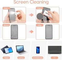 7 in 1 Electronic Cleaner kit, Cleaning Kit for Monitor Keyboard Keyboard Airpods Airpods MacBook iPad iPhone iPod, Screen Dust Brush Including Soft Sweep, Swipe, Airpod Cleaner Pen, Key Puller and Spray Bottle