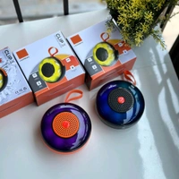 CLIP 3 RGB Portable Wireless Speaker, Wireless Speaker with LED Lights - Clear Sound, TF-Card Inputs, Fast Pairing, Lightweight Design for Outdoor Use - Ideal Gift - Orange