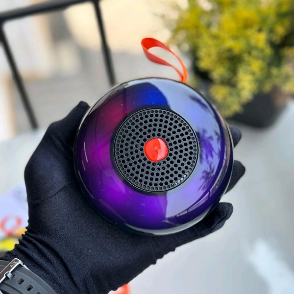 CLIP 3 RGB Portable Wireless Speaker, Wireless Speaker with LED Lights - Clear Sound, TF-Card Inputs, Fast Pairing, Lightweight Design for Outdoor Use - Ideal Gift - Black