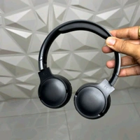 Wireless Earphone Headphones With Microphone Lightweight, For Music Lovers & Professionals - Suitable for Travel, Office & Home, 5-6 Hours Playback Time, High Quality Model - Black, 1 Month Cybzone Warranty