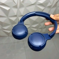 Wireless Earphone Headphones With Microphone Lightweight, For Music Lovers & Professionals - Suitable for Travel, Office & Home, 5-6 Hours Playback Time, High Quality Model - Blue, 1 Month Cybzone Warranty