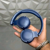 Wireless Earphone Headphones With Microphone Lightweight, For Music Lovers & Professionals - Suitable for Travel, Office & Home, 5-6 Hours Playback Time, High Quality Model - Blue, 1 Month Cybzone Warranty