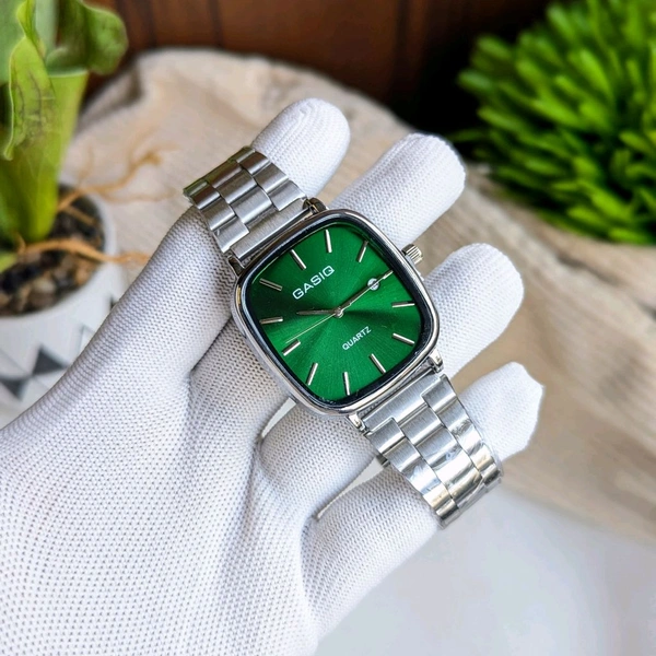 Most Demanded Gasiq Quartz Movement Watch With High Quality Strap Best finishing Body & Case - SRG4