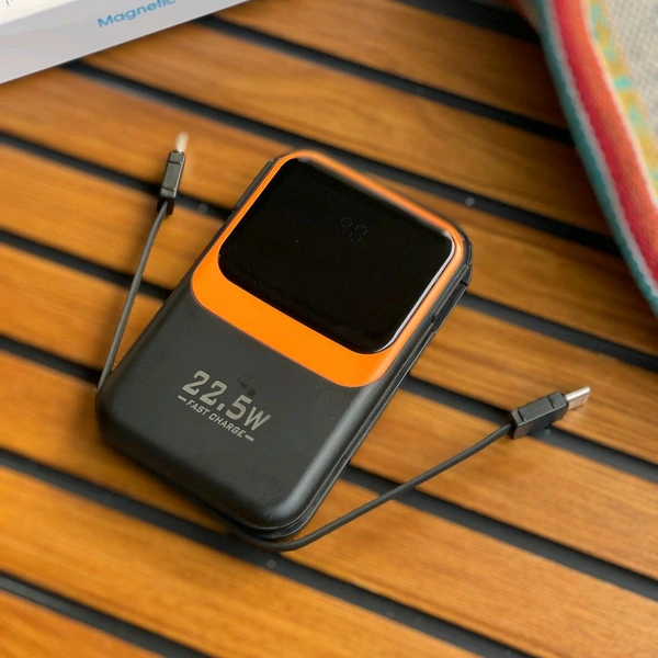 Universal 5000mAh Magnetic Wireless Power Bank – Ultra Portable & Fast Charging - 1 Month Cybzone Warranty