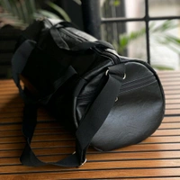 New Travel Duffle Bag Sports Gym Shoulder Handbag for Men Outdoor Weekend Bag for Women with Shoe Compartment Luggage Bag - Black