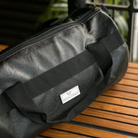 New Travel Duffle Bag Sports Gym Shoulder Handbag for Men Outdoor Weekend Bag for Women with Shoe Compartment Luggage Bag - Black