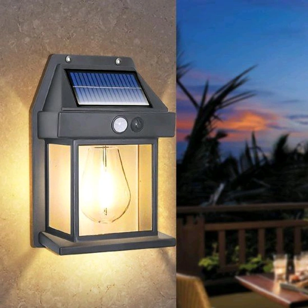 New Exterior Wall Lights Wireless ireless Motion Sensor Lanterns with 3 Lighting Modes