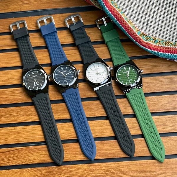 Teesort Analog Unique Quartz Movement Collection With High Quality Strap Best finishing Body & Case (Pack Of 1) - Full Black