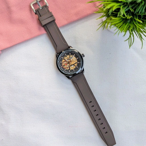 Most Demanded Forest Analog Quartz Movement Watch With High Quality Strap Best finishing Body & Case  - Brown