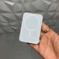 Magnetic Wireless Charger, 5000mAh Fast Charging Power Bank, Charging Animation, It Is Compatible With IPhone 16, 15, 14, 13, 12 Series Smartphones And Android Phones - 1 Month Cybzone Warranty