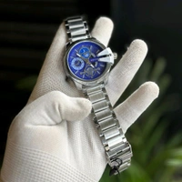 Fenton Big Size Analog Quartz Movement Watch With High Quality Strap Best finishing Body & Case - Blue