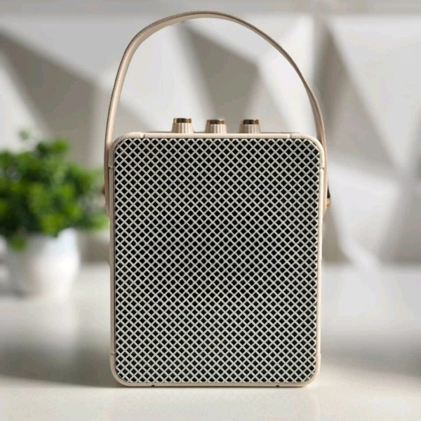 Authentic Stockwell II Portable Bluetooth Speaker – Mini Wireless Speaker for iOS, Android & PC with Extended Playback Time, Dolby™️ Sound, Deep Bass & Crisp Highs - Off-White