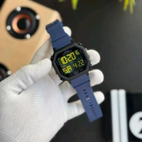 New Forest Digital Watch With High Quality Strap Best finishing Body & Case, LCD Backlight Alarm Clock with Date & Time Display, Non-Rechargeable Button Battery, Digital Timepiece Youth Fashion Watch - Blue