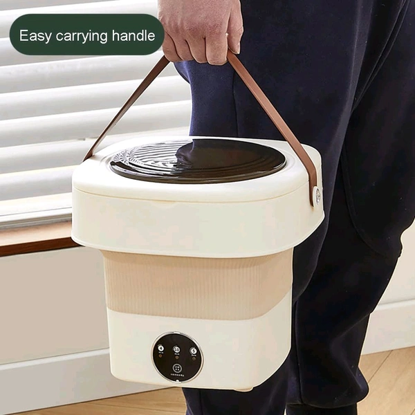 Folding Washing Machine, Mini Portable Washing Machine, Deep Cleaning Half Automatic Washt, Mini Foldable Washing Machine, Suitable For Socks, Underwear, Baby Clothes
