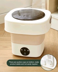 Folding Washing Machine, Mini Portable Washing Machine, Deep Cleaning Half Automatic Washt, Mini Foldable Washing Machine, Suitable For Socks, Underwear, Baby Clothes
